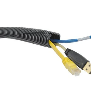 PP Plastic Corrugated Conduit Flame Retardant Flexible Wire Duct for Electrical Cable Management