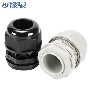 Bestseller Hot Item Waterproof Glands Metric Thread M32 Protect Cable Range 17-25mm IP69 Nylon Low Voltage Cable Joints