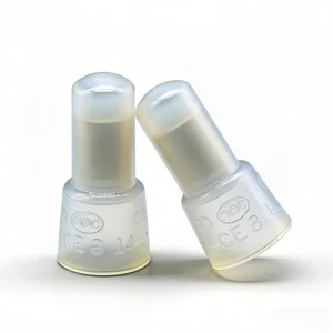 Heavy Duty CE Series Copper Closed End Wire Connectors Nylon PA66 Crimping Caps Fireproof Flame Retardant 22-10 AWG 300V