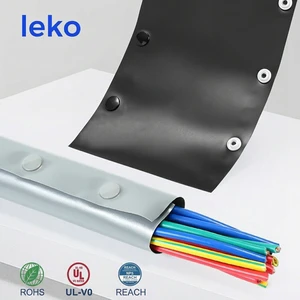 Cable Management PVC Button Wrap Dust-Free Snap-On Cable Sleeve Custom OEM Wholesale Wire Protector