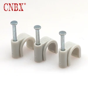 CNBX High Quality U Shape Cable Clip R Type Plastic Wire Holder