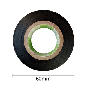 PVC Insulating Tape Black 60mm Width 10m Length Electrical Waterproof Flame Retardant Butyl Adhesive