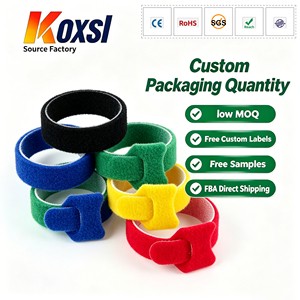 Wholesale Custom Reusable Cable Ties Hook and Loop Cable Straps Double Sided Self Gripping Wire Wrap Fasteners Factory Price