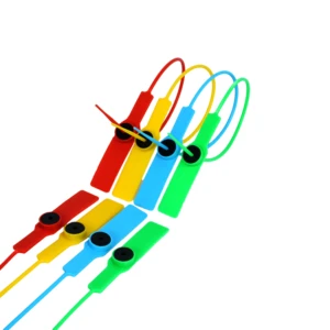 Tamper Evident High Security Customized Logo Zip Tie Tag Fire Extinguishers Plastic Seal