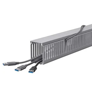 PVC Slotted Cable Duct Cable Trunking Type Wiring Ducts