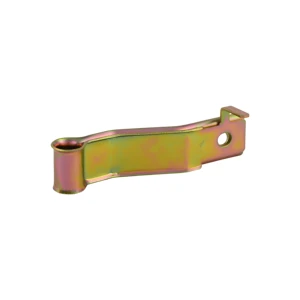 Gonuo Brand Yellow Zinc Plated Metal Stamping Clip With Tubular Slot And Mounting Hole For Industrial Fixing Customized Color