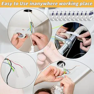 0.18mm/0.2mm Waterproof Vinyl Electrical Insulating Tape High Temp Resistant 600V 2x66ft for Home Outdoor Use
