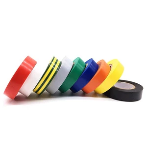 Flame Material Retardant Insulating High Voltage Binding Self Adhesive PVC Electrical Insulation Black Tape CE Certified 19mm