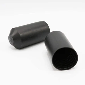 Heat Shrink Cable Cap Moulded Parts Cable Terminal Protection Electric Wire End Cap