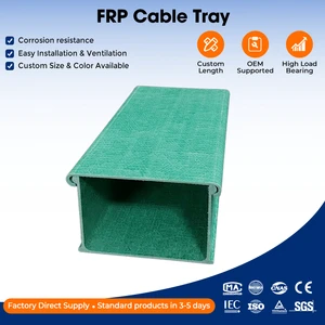 Customized Color High-Temperature Resistant Frp Cable Tray for Industrial Cable Wiring Cable Laying