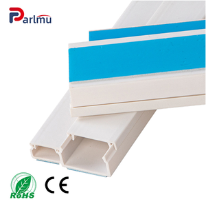UV-Stabilized Anti-Yellow PVC Cable Trunking Self-Adhesive Snap-On Wiring Duct, Paintable Surface For Seamless Cable Management
