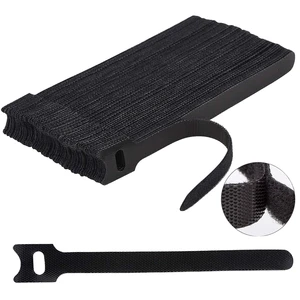 Reusable Cable Ties Adjustable Cord Straps Self-Locking Nylon Cable Organizer Cord Wrap Hook Loop