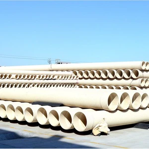 Cable Protection Conduit Systems Require DN110 DN125 DN160 Flexible PVC Corrugated Pipe Underground Use