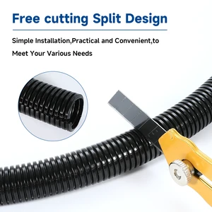 PA66 Conductive PVC Electrical Conduit Flexible Waterproof Corrugated Wire Pipe High-quality Conduits & Fittings