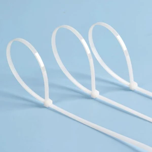 Customizable Cable Tie 8 * 400mm Cable Nylon Tie White Self-locking Tie