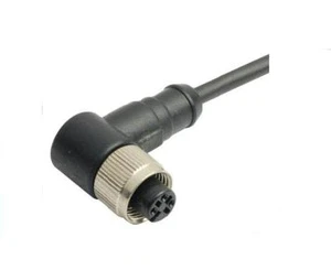 Connecting Cord, 2 Cable Plug 8pin Connectors M12x1, PUR Cable, Shielded M12 Connector