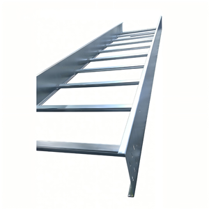 200*150 Steel Hot-dip Galvanized Ladder Cable Tray High Quality From Factory for Communication Power Engineering
