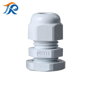 Ip68 M16 Industrial Nylon Flex Cable Gland Connector Low/high Voltage Waterproof Spiral Strain Relief Protector Lock Nut Rubber