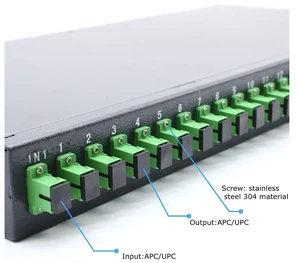 Wholesale Slide Type 96/48/24 Port ODF Fiber Optic Patch Panel 1U 19 Inch Frame SM/MM/OM3 Telecom Use