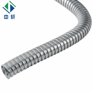 Factory Storage Galvanized Steel Flexible Shape 6-150mm Waterproof Fire Resistant Electrical Wire Conduit Conduits Fittings