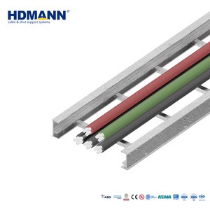 Hdmann CE Anti-Corrosion Fire Retardant FRP GRP Fiberglass Cable Tray Ladder For Chemical Plant And Petrochemical