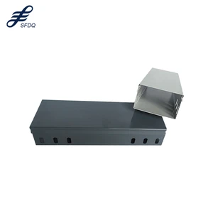 1000-6000mm Length Durable Cable Trays Connector with Bolt Nut Ventilated Trough Cable Tray