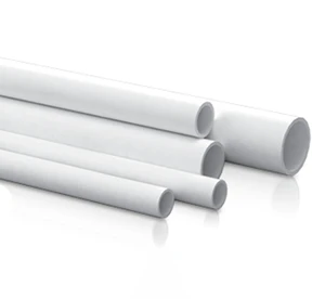 PVC RIGID CONDUIT-WHITE COLOR-BS EN 50086-2-1 STANDARD-ISO9001 CERTIFIED-COMBUSTION-PROOF-20-50MM SIZES-GOOD QUALITY-PRODUCED
