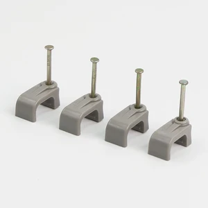 Self-Adhesive PA Material Cable Clips for Home & Industrial Use Wire Organization