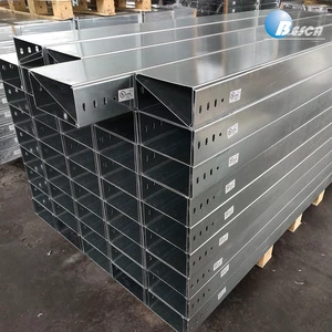 Besca Customized Sizes Cable Tray Steel Galvanized GI Cable Trunking