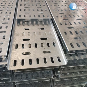 China Factory Steel Perforated Cable Tray UL CE Approved For Industrial Commercial Building Cable Support Tray
