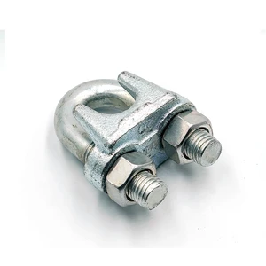Zinc Plated Galvanized Wire Cable Clip A Type Malleable Wire Rope Clips