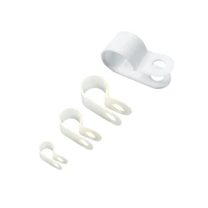 5/16 Inch Plastic R Type Cable Clips, Nylon Cable Clamp for Cable Wire Organizer