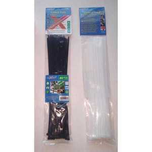 Cable Ties 4x160mm Black 20Pcs For Electrical Wiring Organization