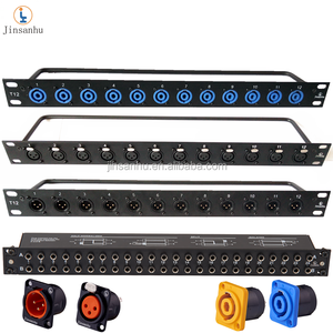 12 Port Patch Panel Metal Structure OEM Fireproof High Quality 12port Patch Panel Wholesale