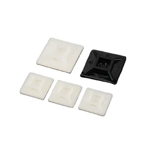30*30 Nylon Tie Mounts with Green Glue & Black Seat Self-Adhesive Base Mounts