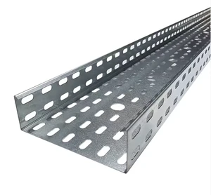 Galvanized Perforated Cable Tray for Electrical Wiring and Cable Management Systems