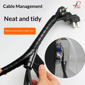 Polypropylene Plastic Cable Conduit Customized Plastic Pipe PP Cable Management Pipe