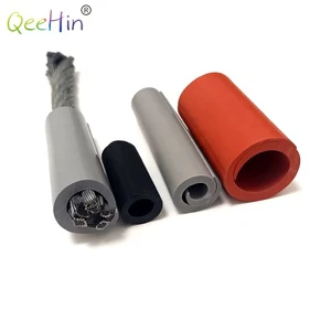 Custom Silicone Rubber Cable Wire Protection Cover Sleeves Overhead Line Insulation Silicone Rubber Overhead Line Cover