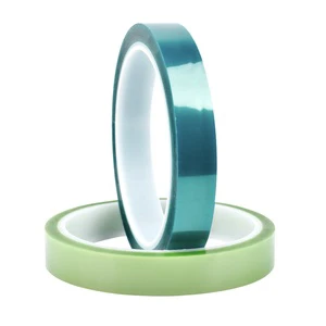 Residue-free Powder Coating Heat-resistant and High-temperature Resistant Polyester Green Polyester Masking Tape Insulating Tape