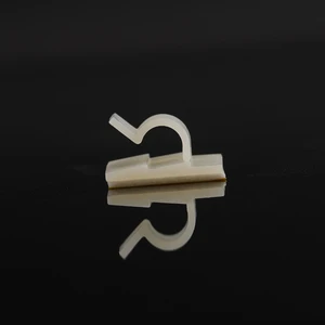 Essentra Self Adhesive Wire Cord Clip Cable Clip Natural UL94 V2 Nylon WCK/MWCK Wire Cord Klip