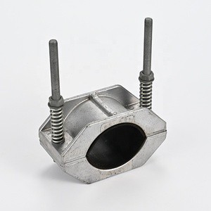 JGH High Voltage Cable Clips Aluminum Alloy Base and Steel Core Cable Fixing Clamp