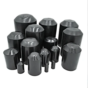 Heat Shrinkable Insulation Cover Wire Cable End Cap Low Voltage Electrical Heat Shrink End Caps