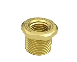 High on Demand Brass Reducer Adapter for Converting Cable Gland Thread Sizes in Electrical Panels Available at Factory Price