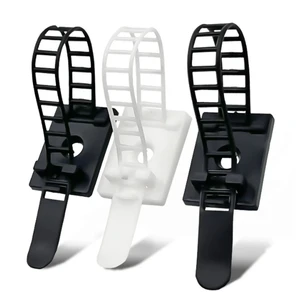 Hot sell item Standard Sizes 3M Self-adhesive Cable Clamp Wire Cable Clips