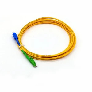 Custom Single Mode Fiber Patch Cord Telecom Grade E2000 To Sc Upc/Apc Simplex Single Core 9 125um Fttx Optical Equipment 1m 3m