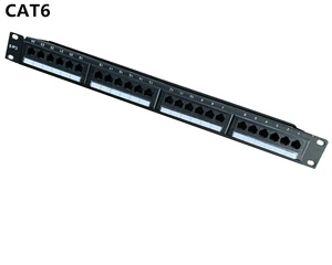 Ningbo Wosai Patch Panel 24 Port Cat5e Cat6 Cat6a