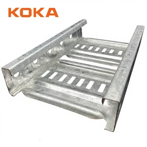 Cable Support Systems Australia Type ET-ET3-ET5 Cable Tray Zinc Plated Perforated Cable Tray