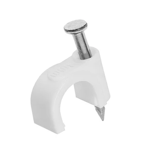 Free Sample Circle/flat Cable Clips 100pcs Cable Tie Holder PE