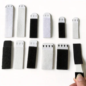 Strong Hold Pressure Sensitive Acrylic Single Sided Hook for Picture Mounting Strip No Residue for Dorm Apartment Rental Home