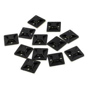High Quality Factory Price Nylon Wall Self-adhesive Cable Tie Base Cable Tie Base Self Adhesive Tie Mount
